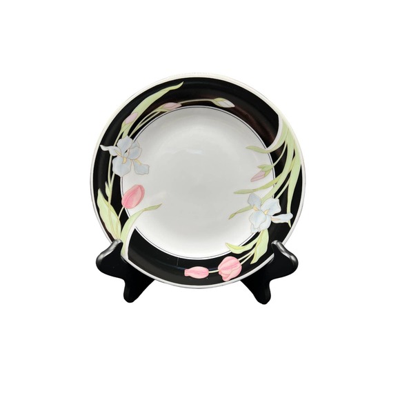 Fairfield Fine China Vanessa Pattern 5 Piece Place Setting Tulip & Iris - Picture 4 of 7